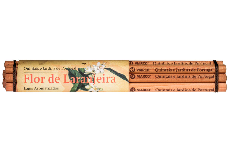 Scented Cedar Pencils, Orange Blossom, Set of 6