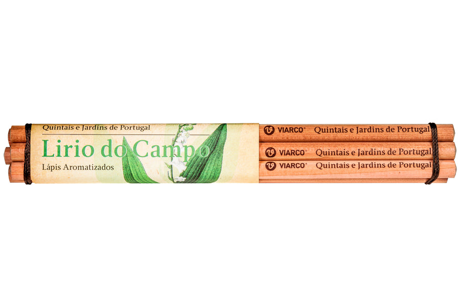 Scented Cedar Pencils, Field Lily, Set of 6