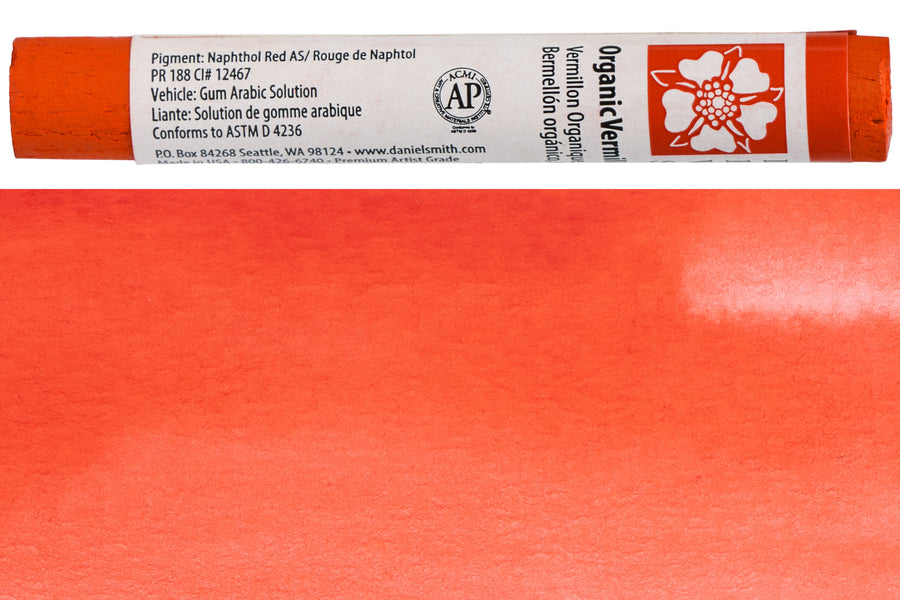 Extra Fine Watercolor Sticks, Organic Vermilion