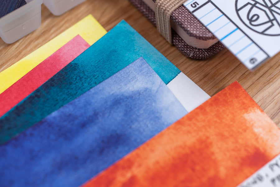 Extra Fine Watercolor Sticks, High-Chroma Mixing Set