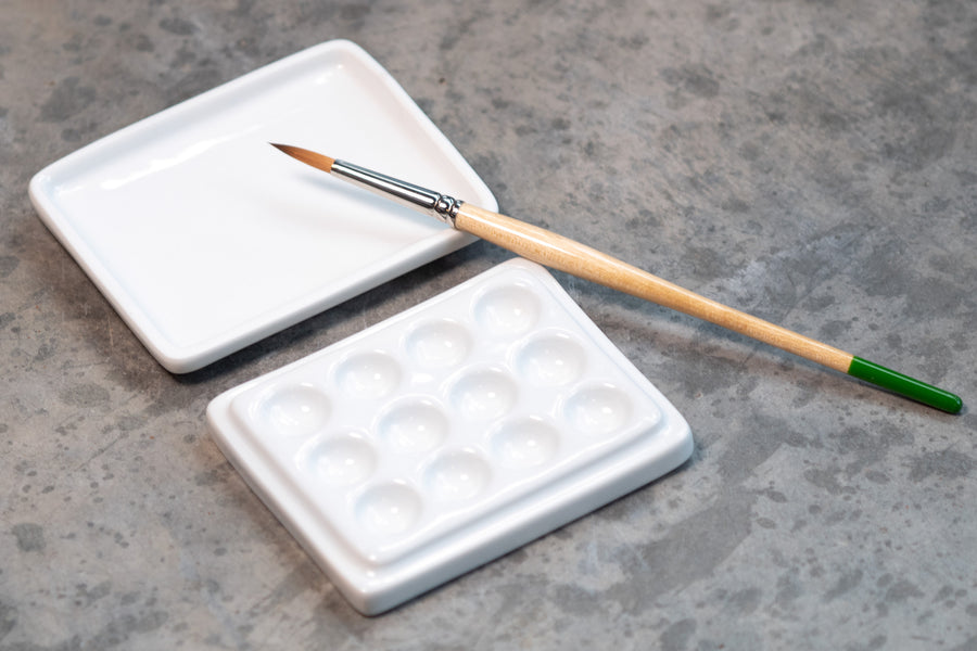 Jack Richeson & Co. - Mini Porcelain Palette with Lid - St. Louis Art Supply