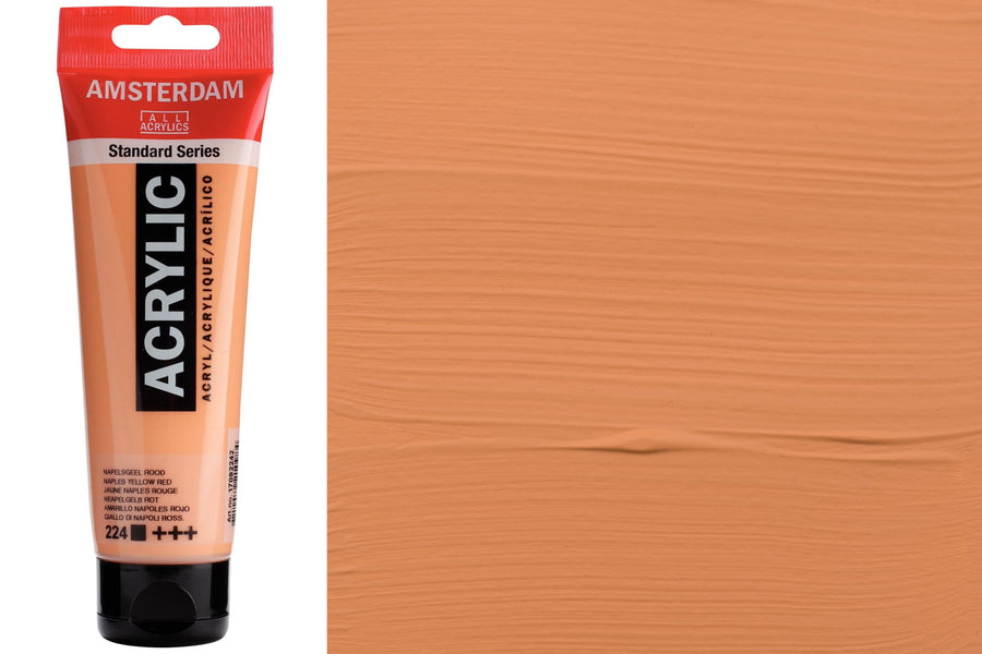 Amsterdam Standard Acrylic Colors, 120 mL, Naples Yellow Red