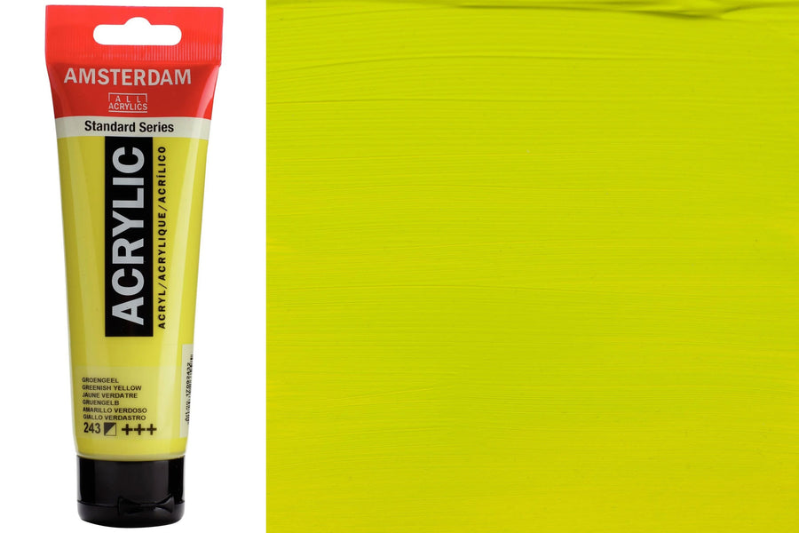 Amsterdam Standard Acrylic Colors, 120 mL, Greenish Yellow