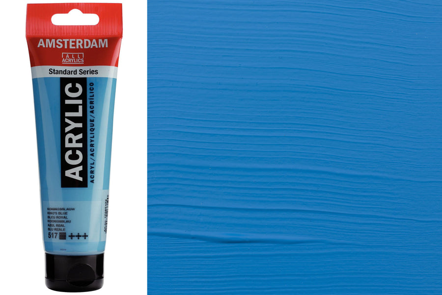 Amsterdam Standard Acrylic Colors, 120 mL, Kings Blue