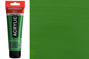 Amsterdam Standard Acrylic Colors, 120 mL, Permanent Green Light