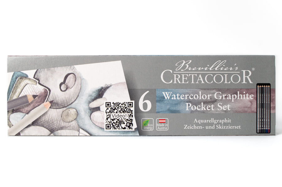 Cretacolor - Watercolor Graphite Pocket Set - St. Louis Art Supply
