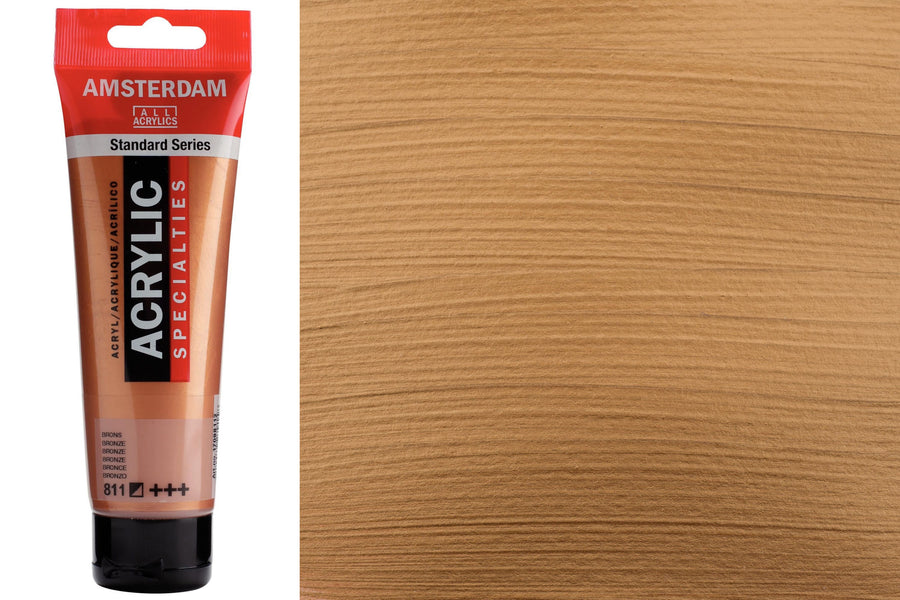 Amsterdam Standard Acrylic Colors, 120 mL, Metallic Bronze