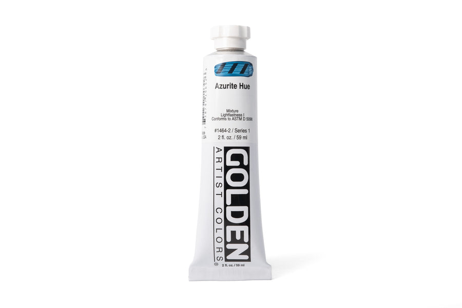 Golden Heavy Body Acrylics, Azurite Hue, 2 oz. Tube
