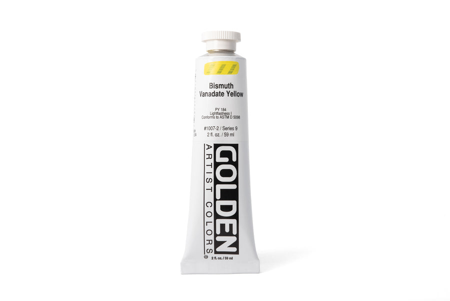Golden Heavy Body Acrylics, Bismuth Vanadate Yellow, 2 oz. Tube
