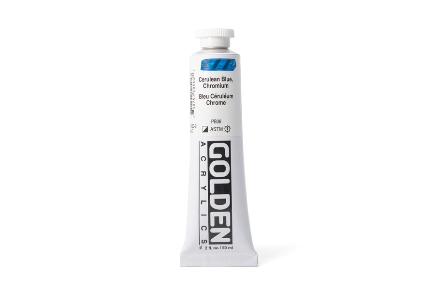 Golden Heavy Body Acrylics, Cerulean Blue Chromium