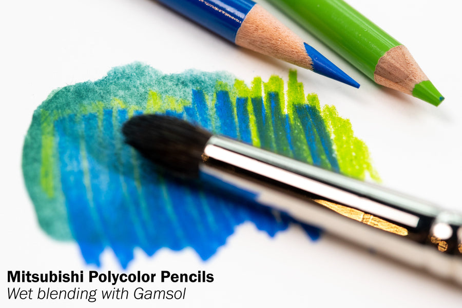 Mitsubishi Pencil Co. - Polycolor Colored Pencils, Set of 36 - St. Louis Art Supply