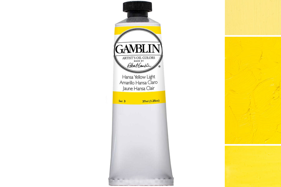 Gamblin Artist's Oil Colors, Hansa Yellow Light
