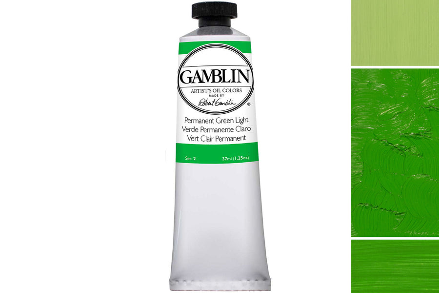 Gamblin Artist's Oil Colors, Permanent Green Light