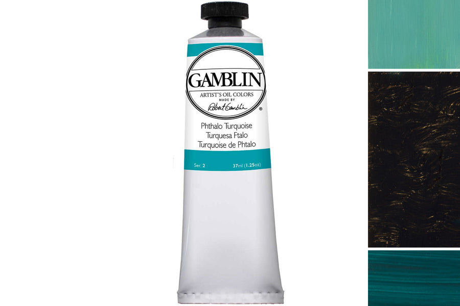Gamblin Artist's Oil Colors, Phthalo Turquoise