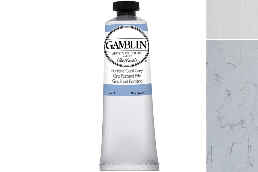 Gamblin Artist's Oil Colors, Portland Cool Grey