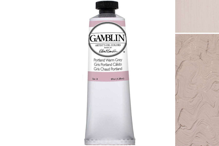 Gamblin Artist's Oil Colors, Portland Warm Grey
