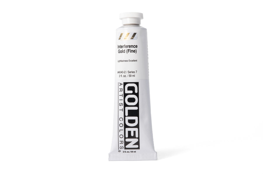 Golden Heavy Body Acrylics, Interference Gold (Fine), 2 oz. Tube