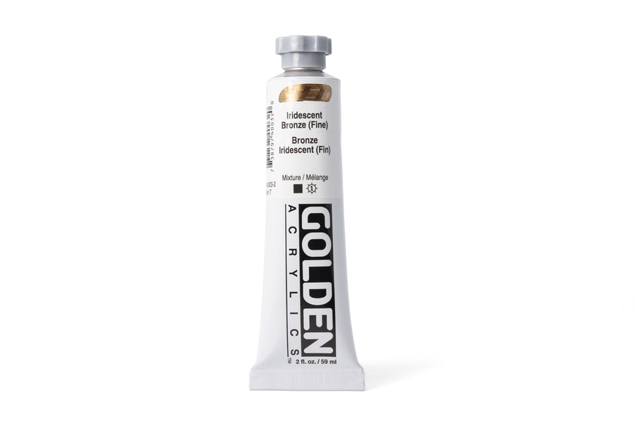 Golden Heavy Body Acrylics, Iridescent Bronze (Fine), 2 oz. Tube