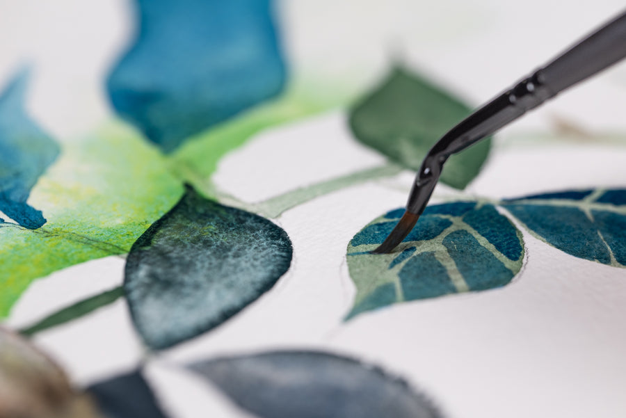 Synthetic Kolinsky Watercolor Brushes