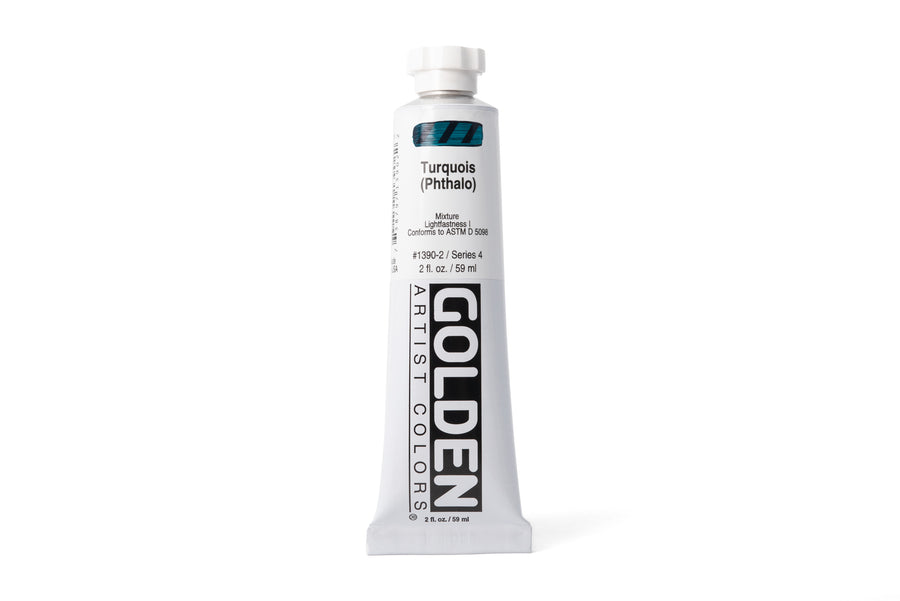 Golden Heavy Body Acrylics, Turquoise (Phthalo)