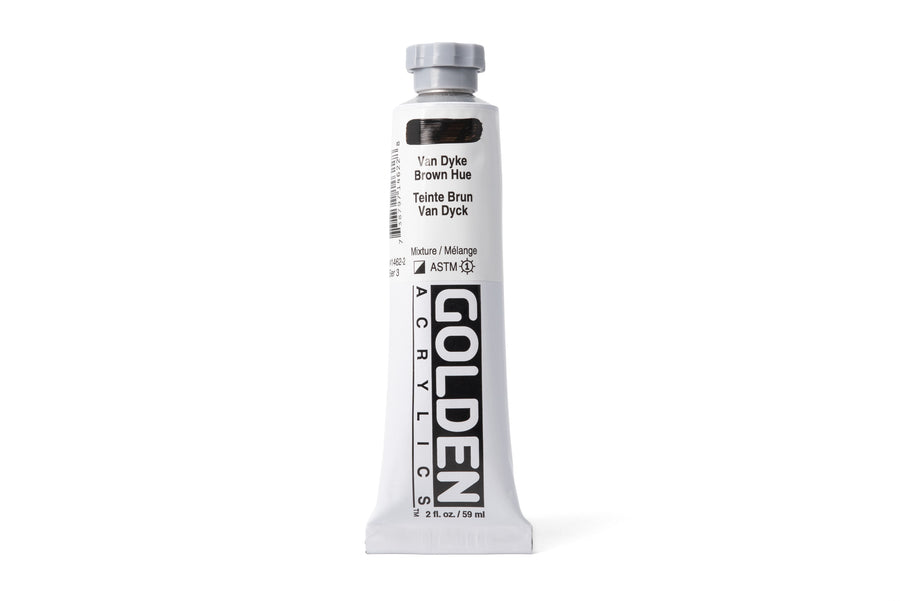 Golden Heavy Body Acrylics, Van Dyke Brown Hue