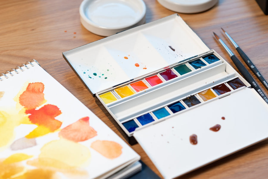 Blockx - Blockx Watercolor Half Pan, #186 Titanium White - St. Louis Art Supply