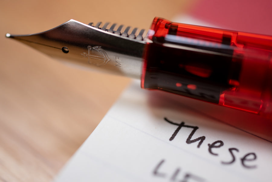 Compass 1911 Fountain Pen, Red Topaz