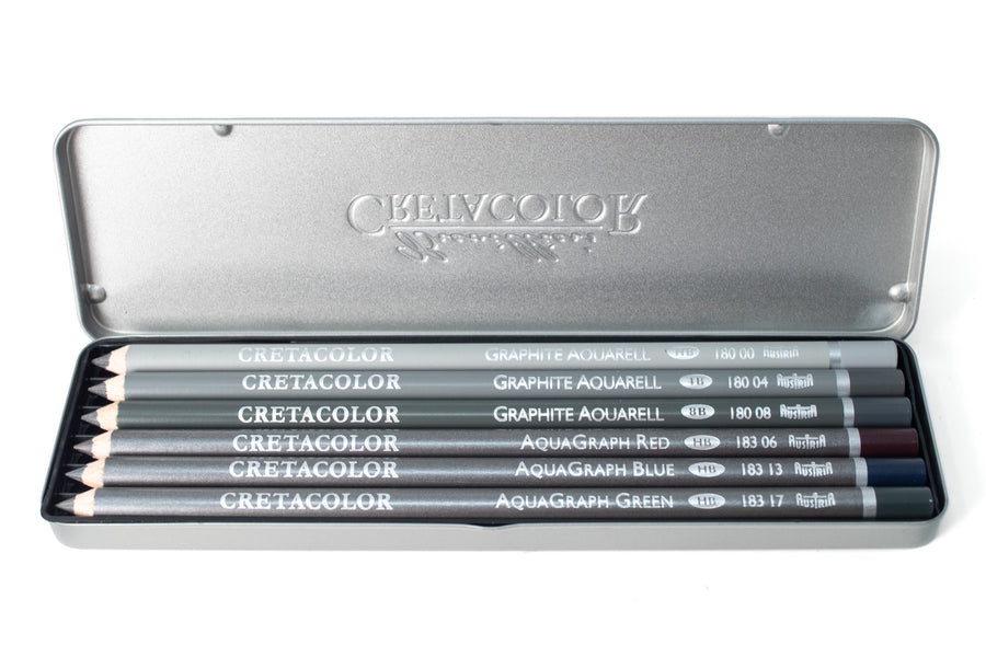 Cretacolor - Watercolor Graphite Pocket Set - St. Louis Art Supply