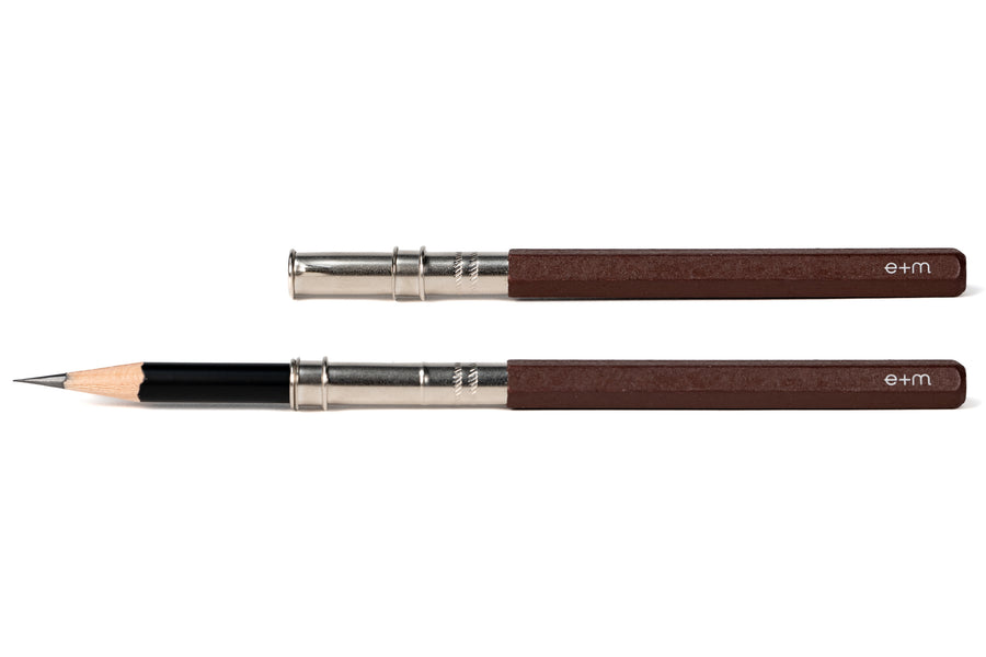 Peanpole Wooden Pencil Extender, Deep Brown