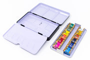 Enameled metal watercolor tin, 12 slotsSt. Louis Art Supply 