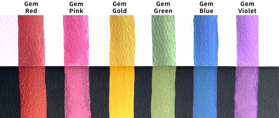 Kuretake - Gansai Tambi Watercolors, #831 Gem Pink - St. Louis Art Supply