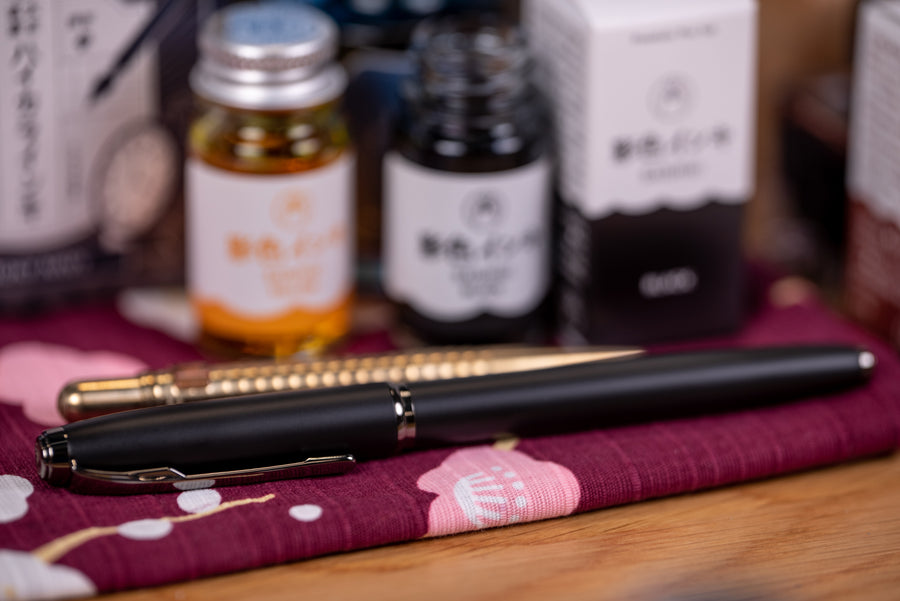 Teranishi Guitar Fountain Pen, Black