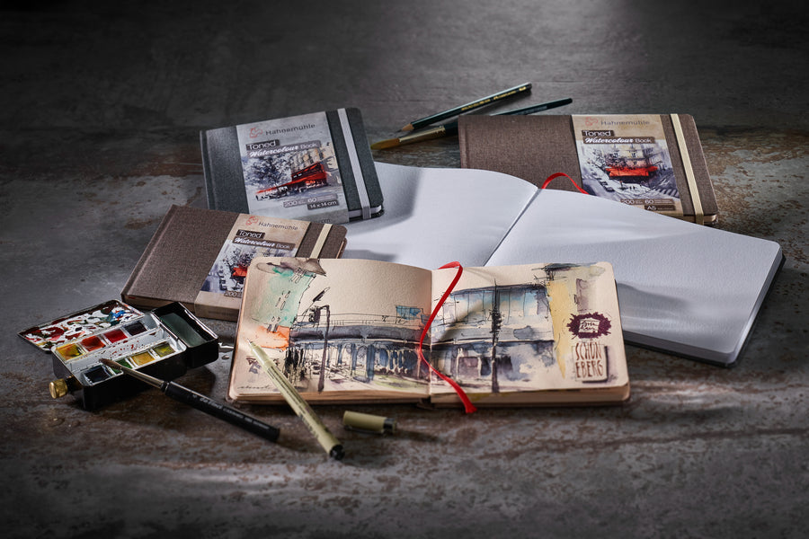 Hahnemühle - Toned Watercolor Book, Tan - St. Louis Art Supply