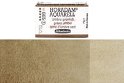Schmincke - Horadam Watercolor Full Pan, #665 Green Umber - St. Louis Art Supply