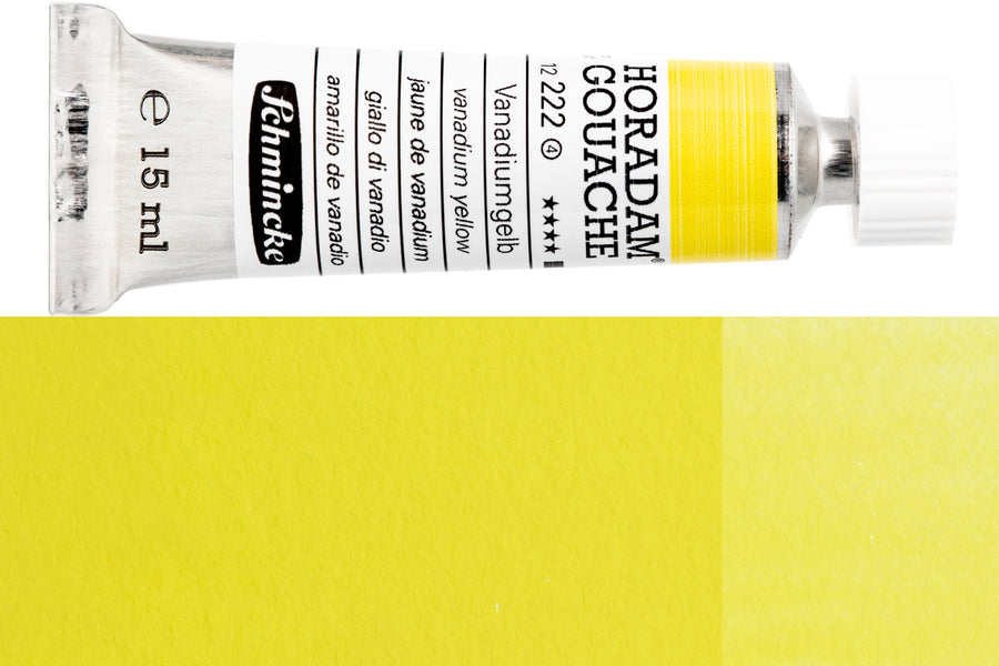 Schmincke - Horadam Gouache, 15 mL, #222 Vanadium Yellow - St. Louis Art Supply
