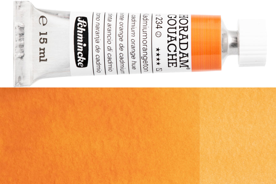 Schmincke - Horadam Gouache, 15 mL, #234 Cadmium Orange Hue - St. Louis Art Supply
