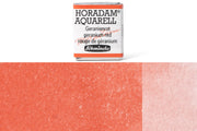 Schmincke - Horadam Watercolor Half Pan, #341 Geranium Red - St. Louis Art Supply