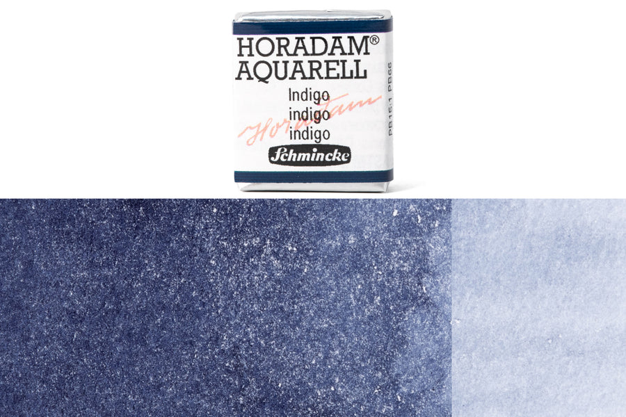 Schmincke - Horadam Watercolor Half Pan, #485 Indigo - St. Louis Art Supply