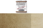Schmincke - Horadam Watercolor Half Pan, #665 Green Umber - St. Louis Art Supply