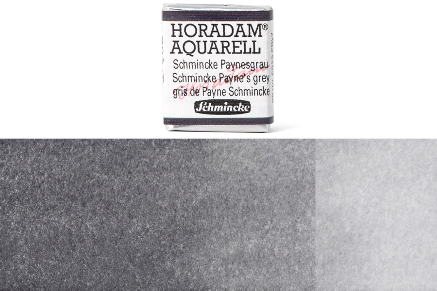 Schmincke - Horadam Watercolor Half Pan, #783 Schmincke Payne's Grey - St. Louis Art Supply
