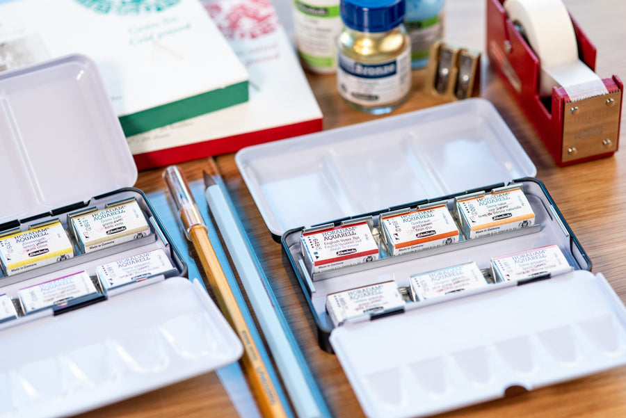 Schmincke - Horadam Watercolor Full Pan, #361 Permanent Red - St. Louis Art Supply