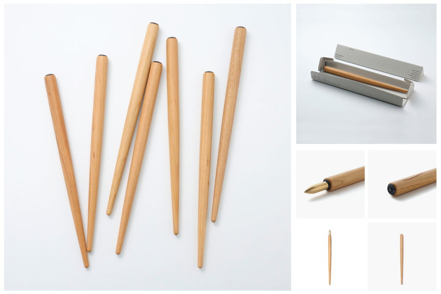 Kakimori - Sakura Wood Pen Holder - St. Louis Art Supply