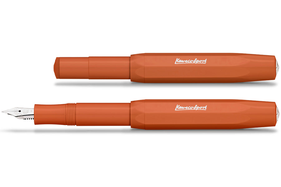 Kaweco - Skyline Sport Fountain Pen, Fox Orange - St. Louis Art Supply
