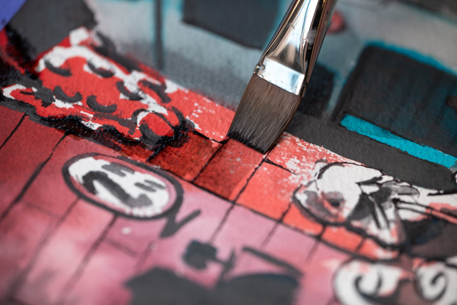 Kuretake - ink-café Meiji no Iro Fountain Pen Ink, #534 Kurogane-iro - St. Louis Art Supply