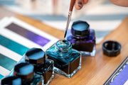 Kuretake - ink-café Meiji no Iro Fountain Pen Ink, #533 Shimbashi-iro - St. Louis Art Supply