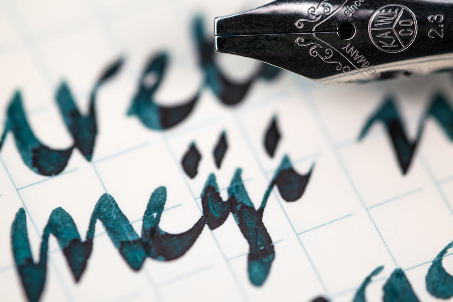 Kuretake - ink-café Meiji no Iro Fountain Pen Ink, #533 Shimbashi-iro - St. Louis Art Supply