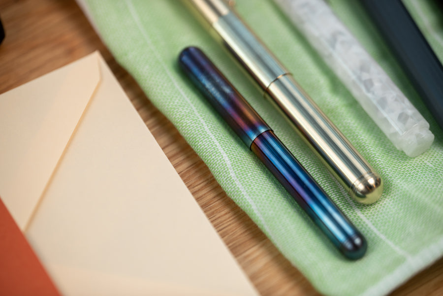 Kaweco - Liliput Pocket Fountain Pen, Fireblue Steel - St. Louis Art Supply