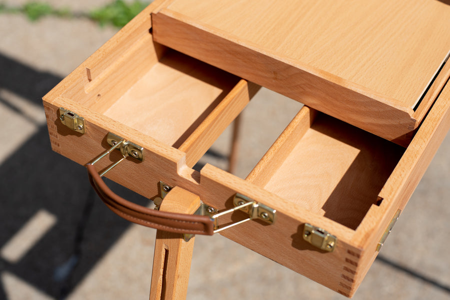 Oiled Beechwood Sketchbox Easel