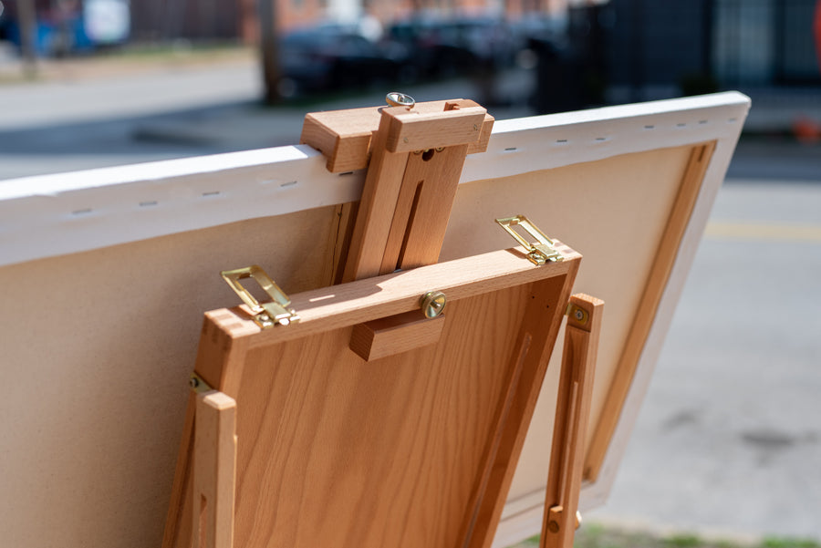 Oiled Beechwood Sketchbox Easel