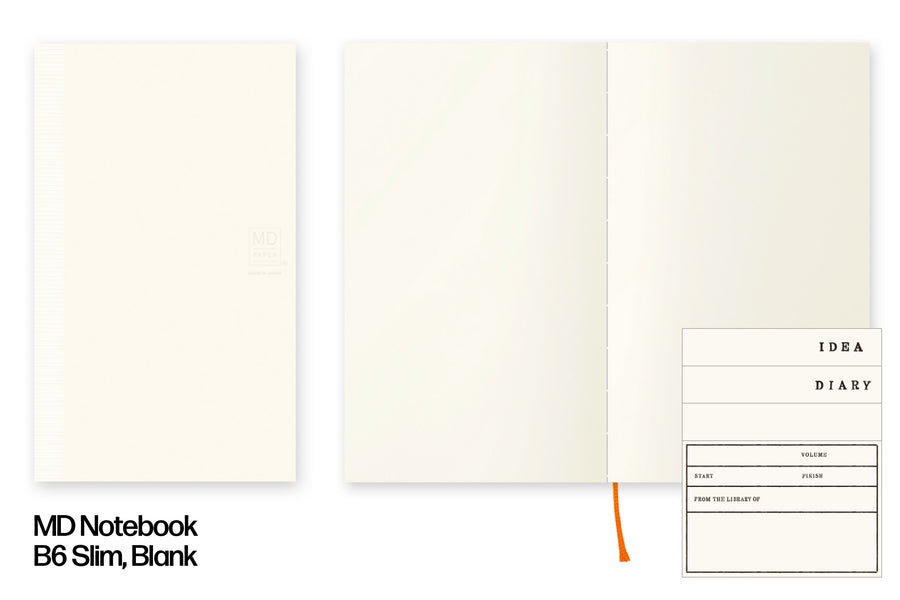 MD Notebook, B6 Slim, Blank